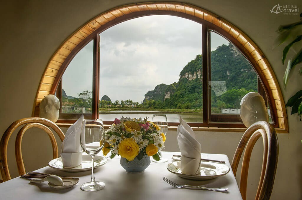 Restaurant de Tam Coc Nord Vietnam