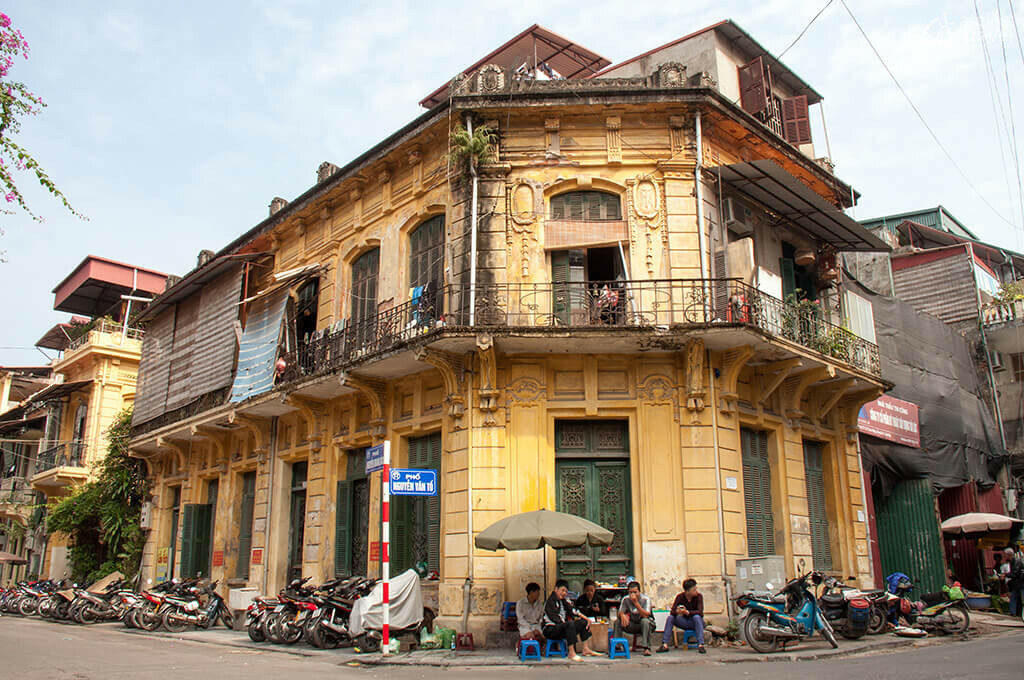 vieux quartier hanoi vietnam