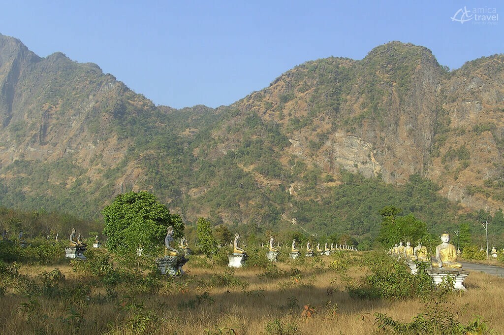 statues Hpa An Birmanie