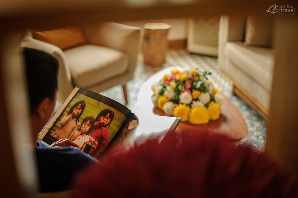 Moment de détente à Tam Coc Nord Vietnam