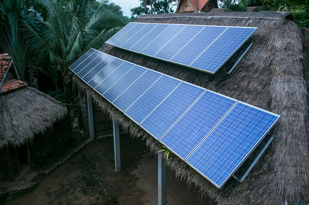 Le Bout du Monde est consideré comme faible en émission de Carbon panneaux photovoltaiques