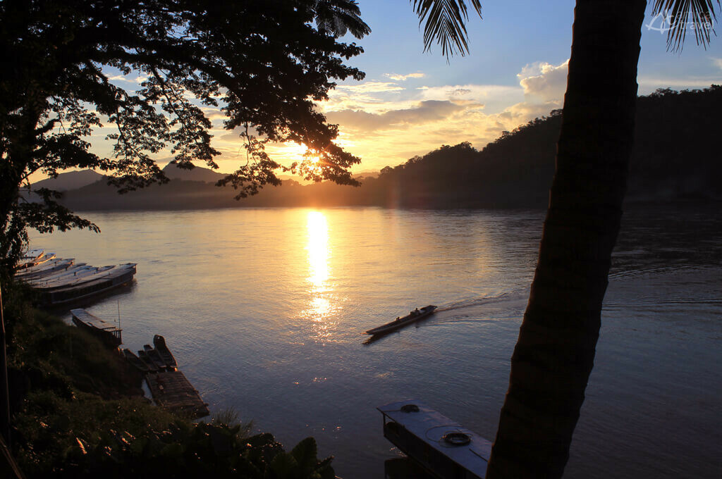 Le Mékong et ses couchers de soleil mekong coucher soleil