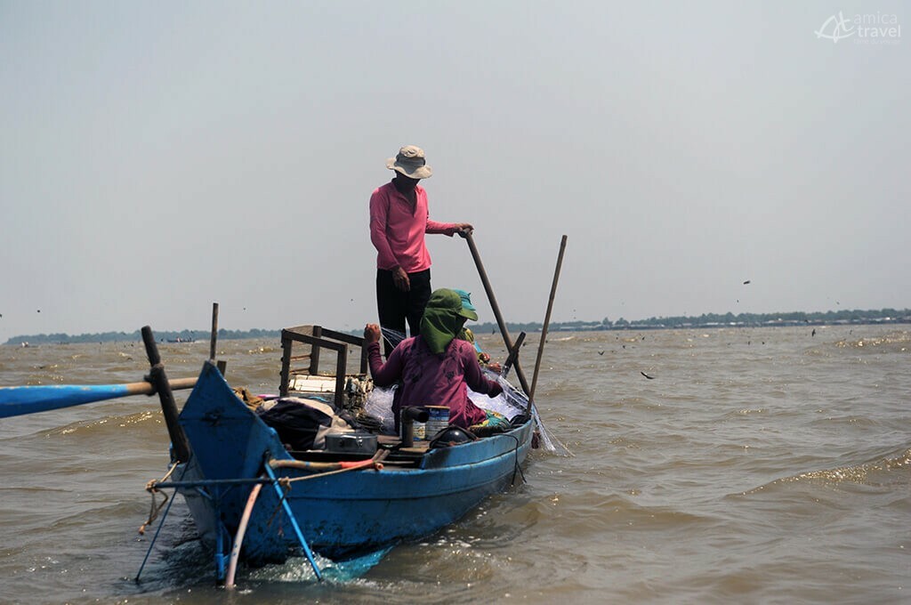 bateau Tonlt Sap Cambodge