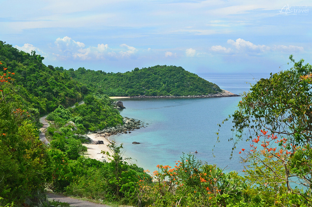 vue sur trait cotier