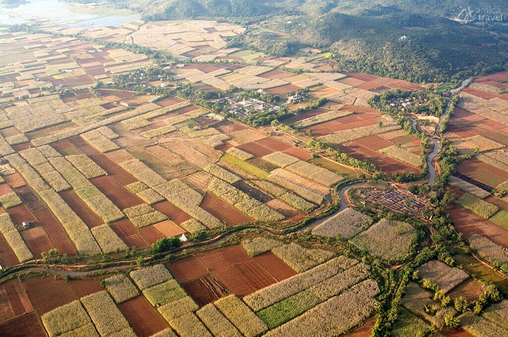 rizieres Bagan Birmanie