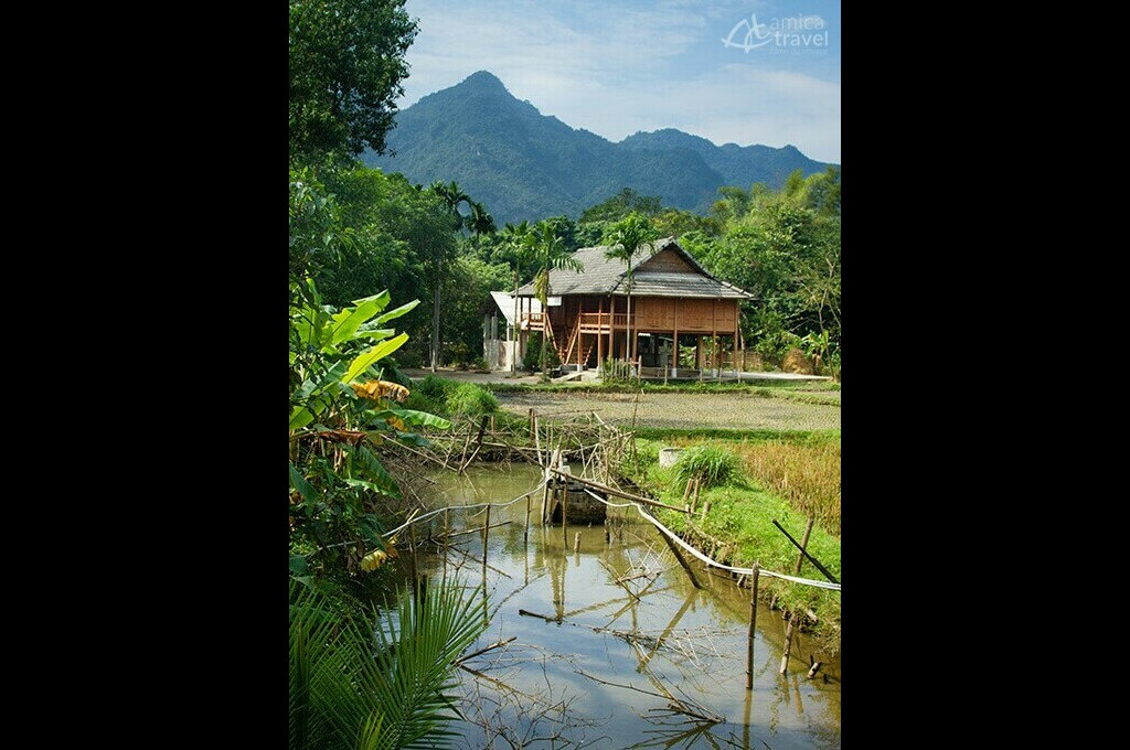 maison sur pilotis Mai Chau Vietnam