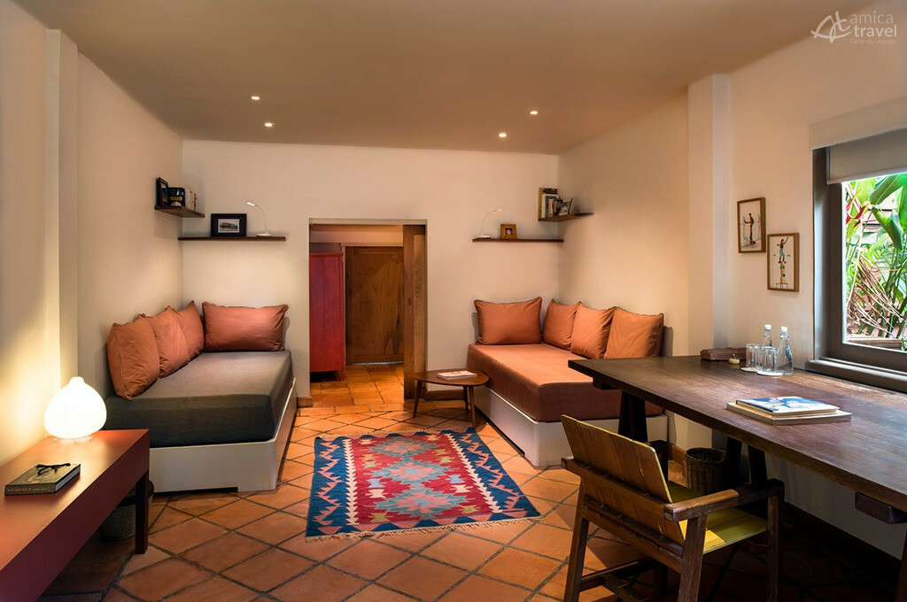 salle sejour suite familiale bleue