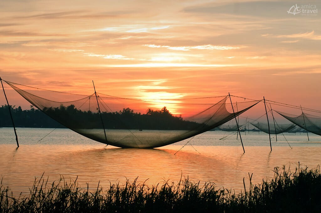 lever du soleil lagune tam giang hue