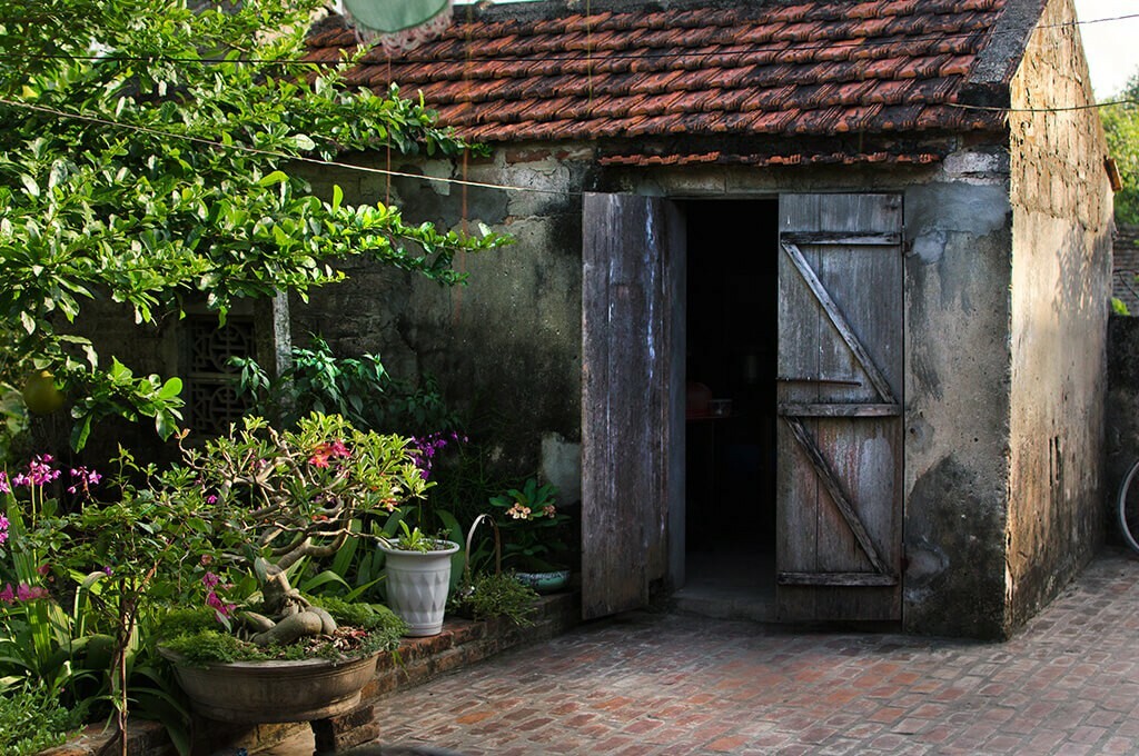 La cour, son jardin et son cabanon chez Ich non khe Vietnam
