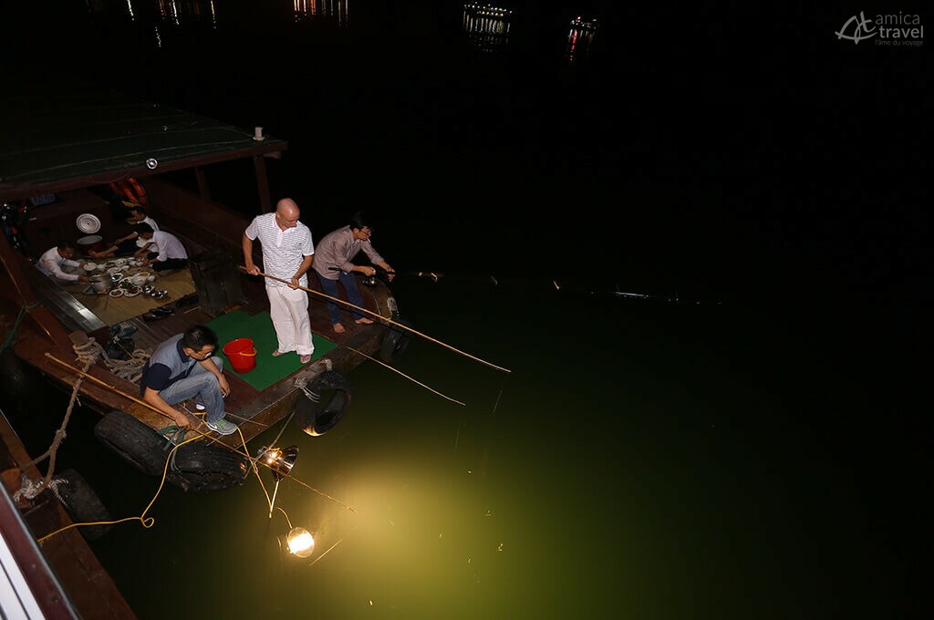 Pêche nocturne, Halong peche nocturne Halong