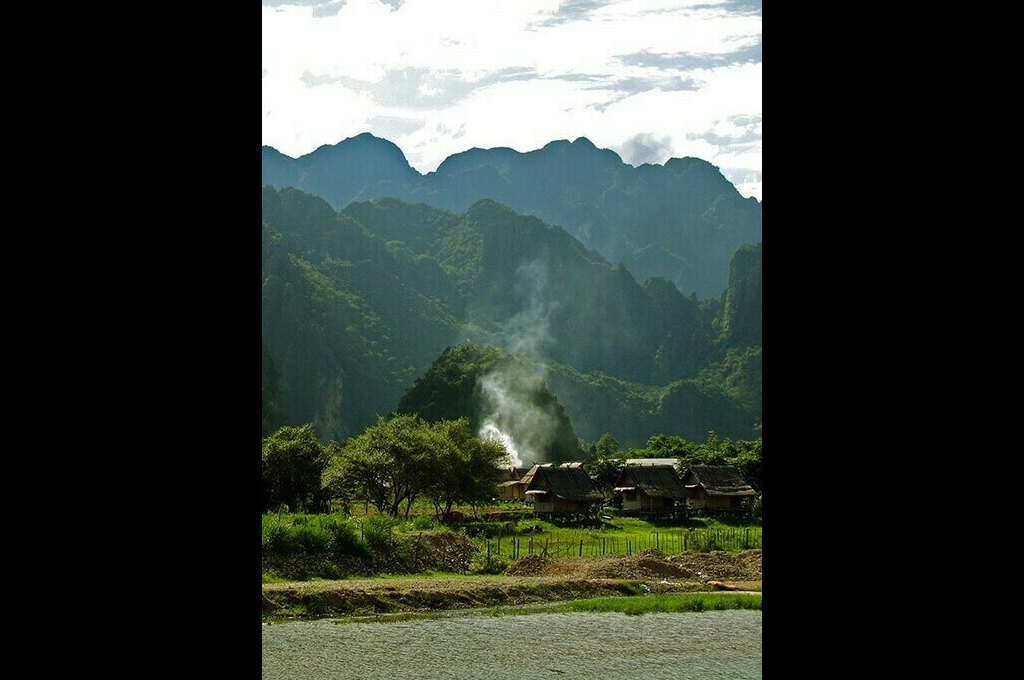 Montagne Vang Vieng Laos