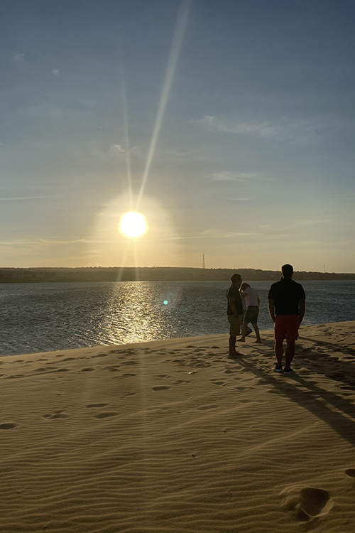 savourer le coucher soleil