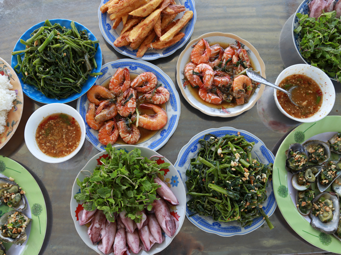 fruits de mer lang co vietnam