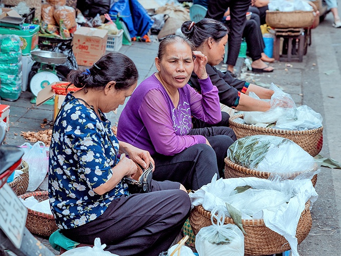 vendeuses vietnamiennes