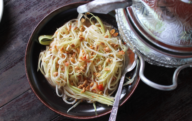salade papaye laos