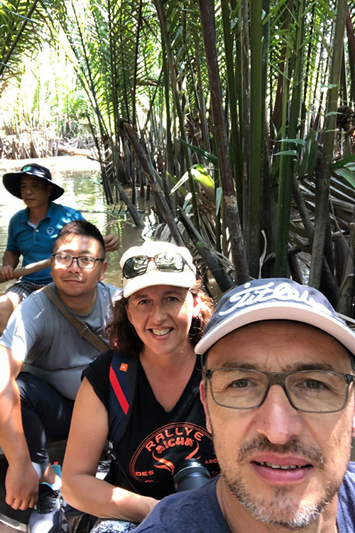 photo selfie avec mon guide